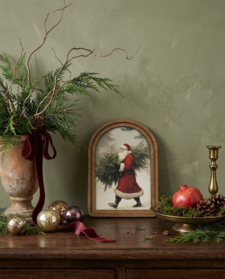 Old-World Christmas Arched Print - Choose Style