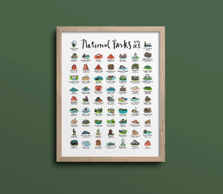 National Parks Paint By Number Kit