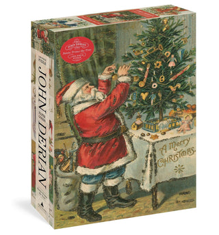 John Derian Santa Trims the Tree 1,000-Piece Puzzle