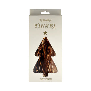 Bronze Holiday Tinsel