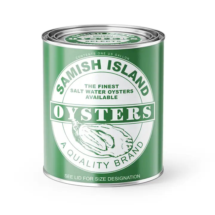 Vintage Samish Island Oyster Style Candle