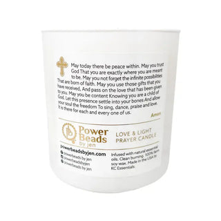 Love & Light Prayer Candle - St. Therese " Little Flower"