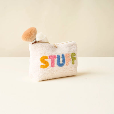 Rainbow Stuff Teddy Pouch