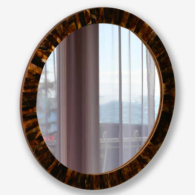 Tortoise Shell Wall Mirror