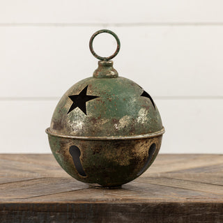 Green Star Sleigh Bell - Choose Size