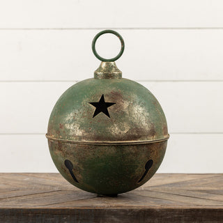 Green Star Sleigh Bell - Choose Size