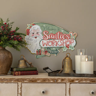 Santa's Workshop Sign