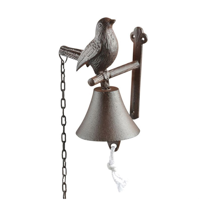Rustic Cast Iron Bird Doorbell