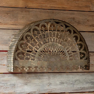 Metal Filigree Arch Awning Relic