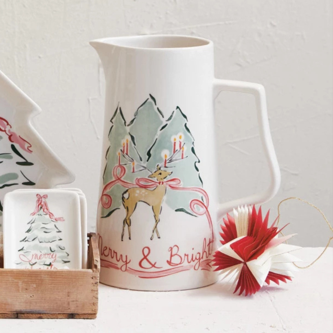 Merry and Bright Pitcher