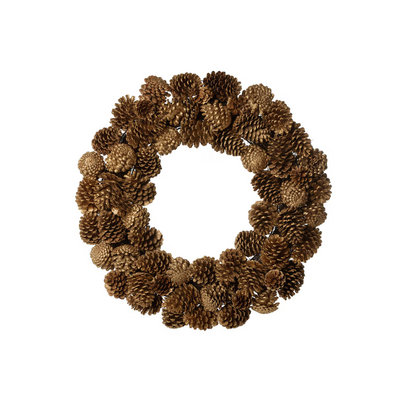 28" Mixed Pinecone Wreath