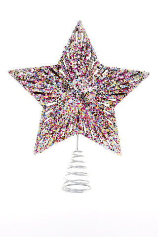 Cody Foster 5 Point Glittered Star Tree Topper