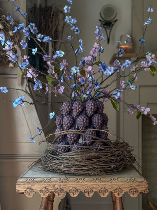 Ceramic Grapes Vase