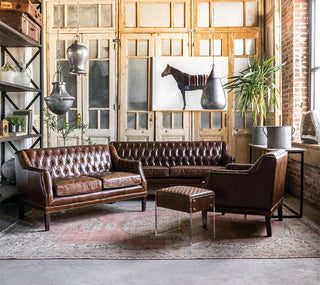 Chatsworth Leather Seating Collection — Choose Chair, Loveseat, Sofa