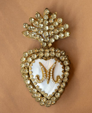 Cody Foster Jeweled Heart Ornament