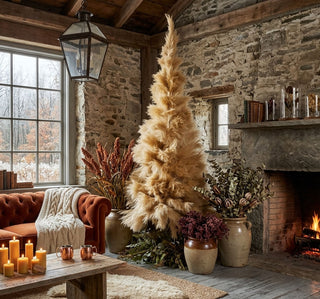 7.5ft Cream Pampas Grass Tree
