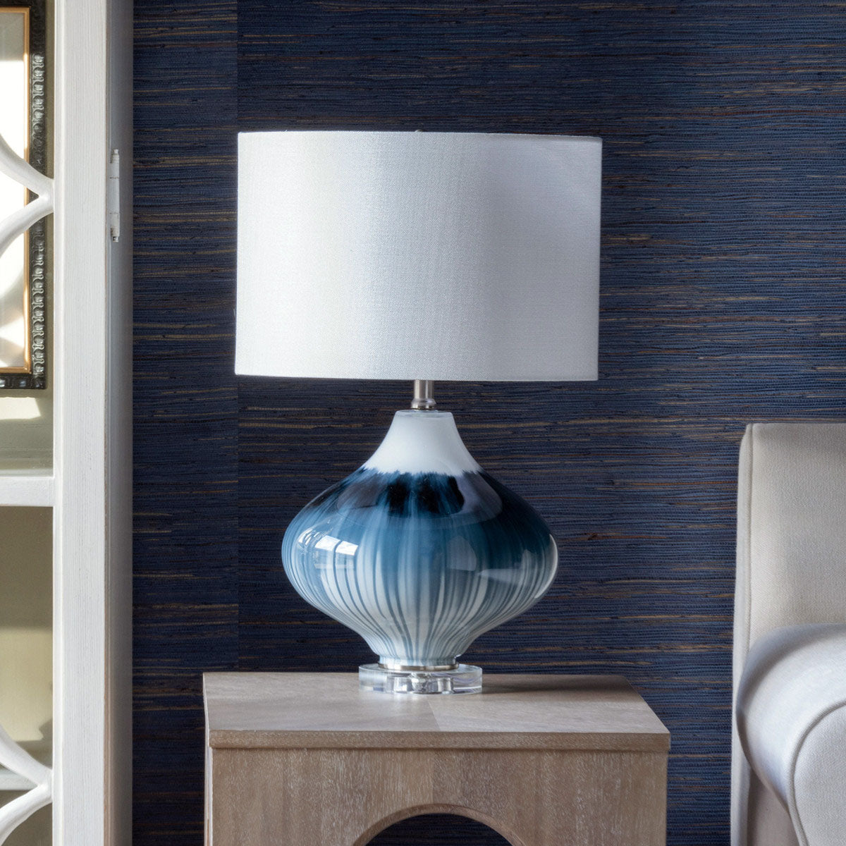 The Delmar Glass Table Lamp – Cotton & Crete