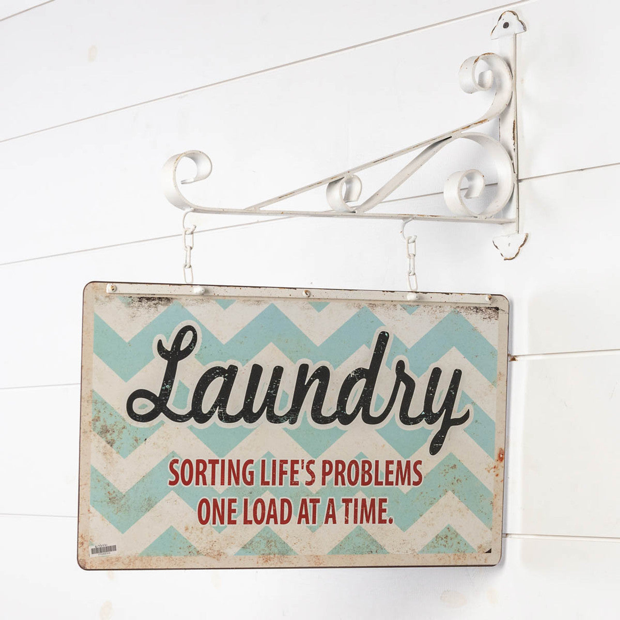 Sorting Life's Problems Laundry Bracket Sign