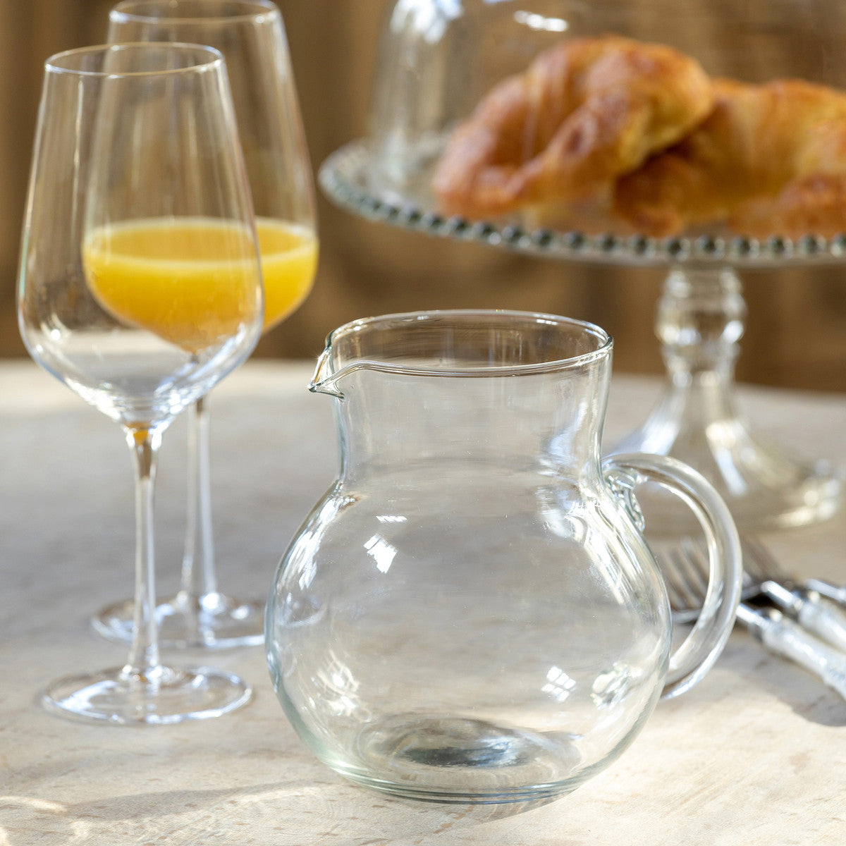 Table Pitcher Glass Table Pitcher – Cotton & Crete