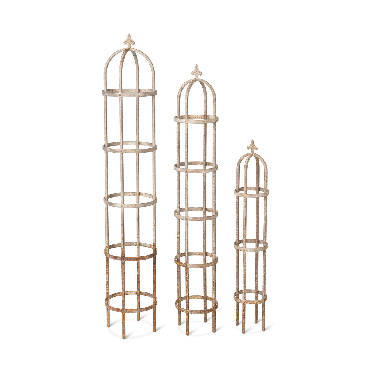 Set of 3 Iron Garden Trellis