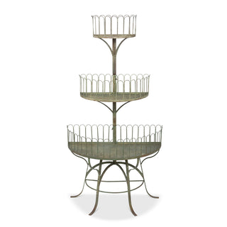 Iron Greenhouse Tiered Conservatory Shelf