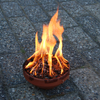 Fire Bowl in Terracotta Pot