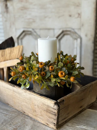 10" October Epilogue Candle Ring with 4" Inner