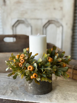 10" October Epilogue Candle Ring with 4" Inner