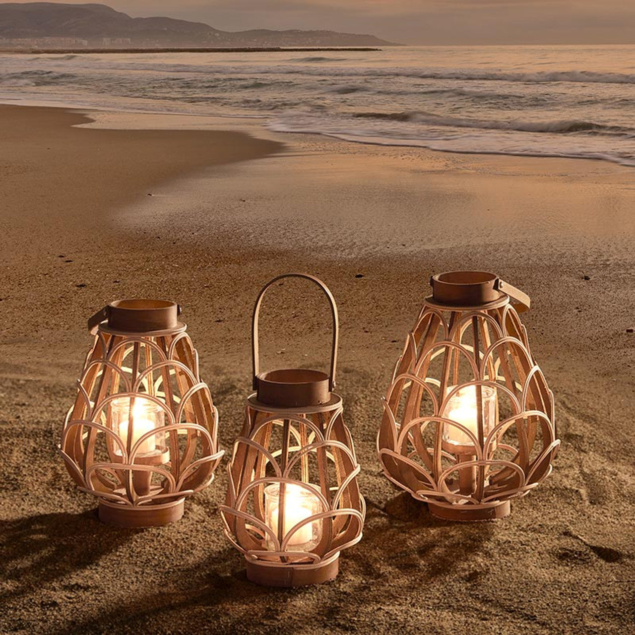 Rattan Lantern Collection - Choose Size