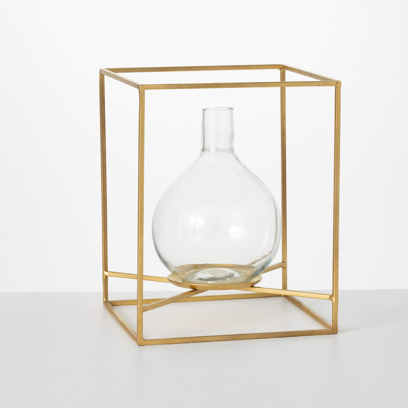 Framed Glass Vase