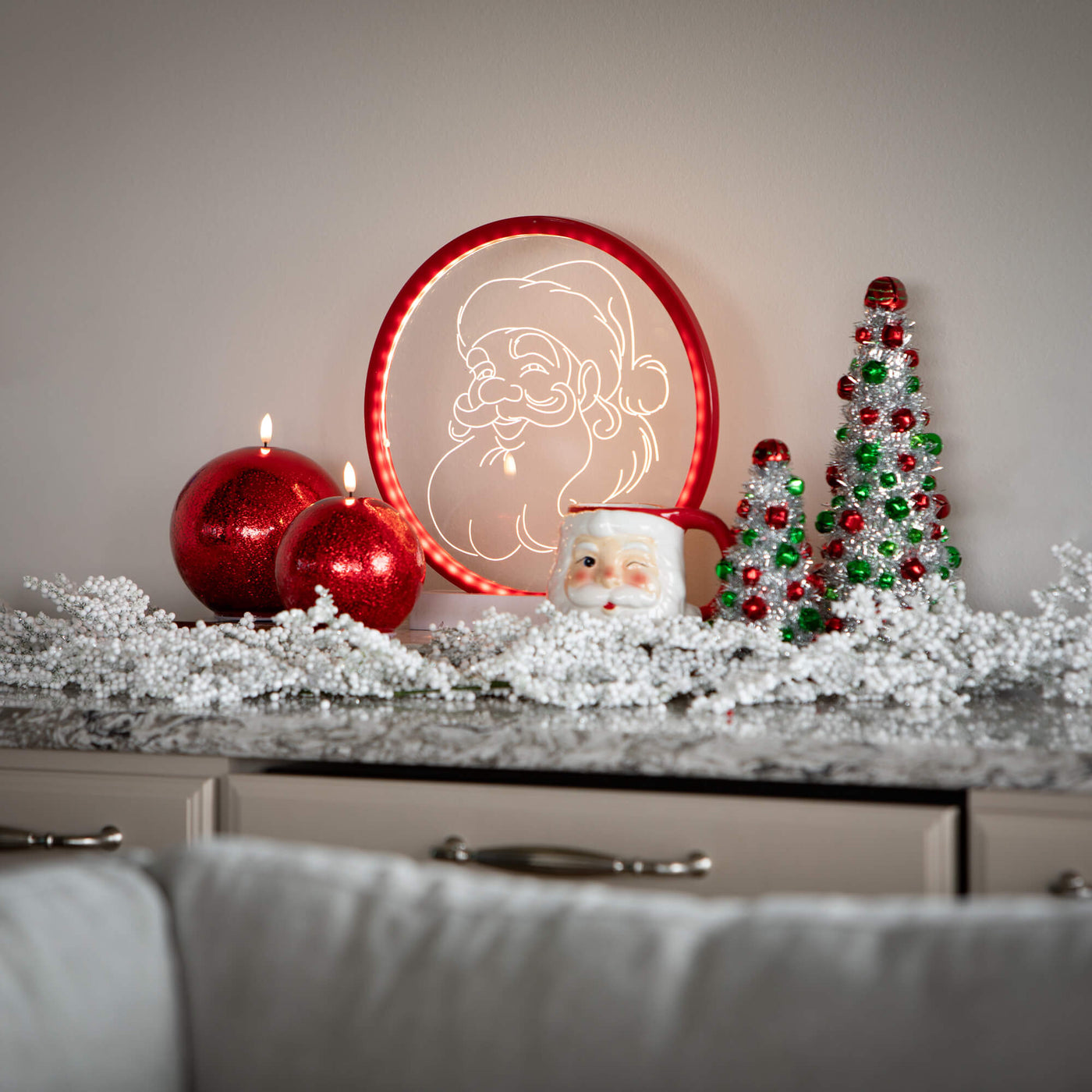 Frosted Juniper Berry Garland