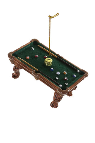 Cody Foster Pool Table Glass Ornament