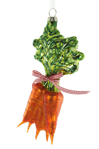 Cody Foster Farm Stand Carrots Glass Ornament