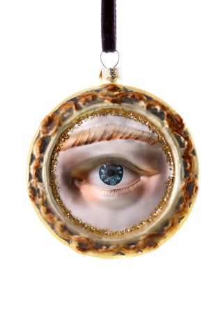 Cody Foster's Glass Eye Ornament - Watchful Blue Eye