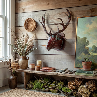 Deer Head With Verdigris Finish