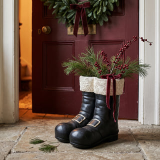 Santa Boots Vase
