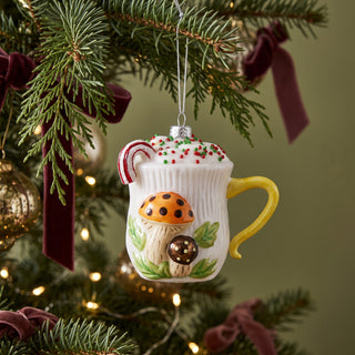 Cody Foster Retro Mushroom Mug Ornament