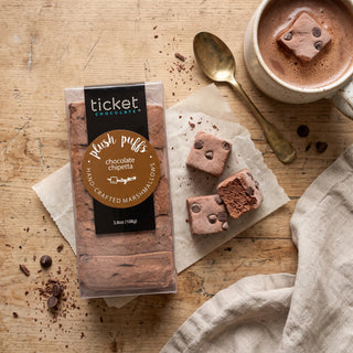 Handcrafted Chocolate Chipetta Marshmallows by Ticket Chocolate