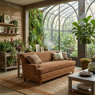 84" Winchester Jacquard English Sofa