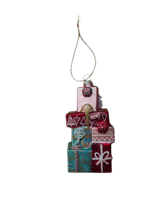 Glass Gift Boxes Ornament - Choose Style