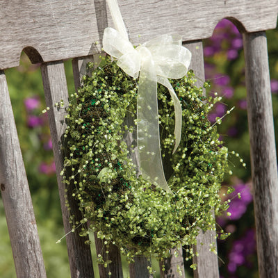 Green Bead Garland