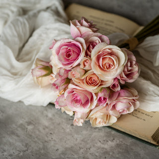 indoor rose plants for sale 12" Pink Mini Rose Bundle