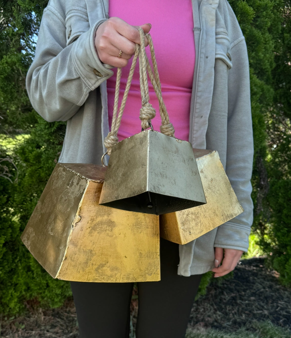 Rustic Square Bell - Choose Size