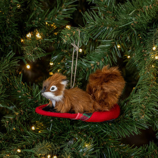 Squirrel In A Slipper Ornament