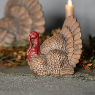 Brown & Red Tabletop Turkey