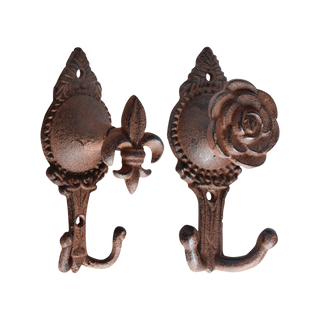 Cast Iron Double Hooks - Choose Your Style