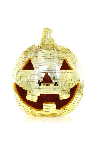 Cody Foster Gold Disco Jack-O-Lantern
