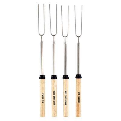 Set of 4 S'mores Roasting Sticks