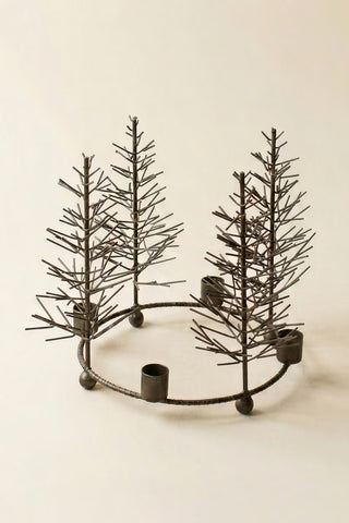 Antique Gold Wire Tree Candelabra