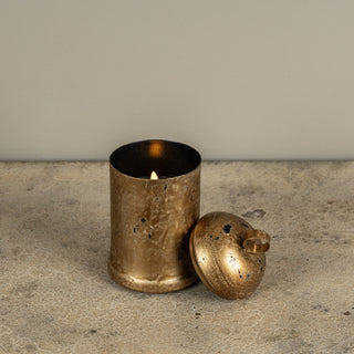 Gold Sleigh Bell 3D Flame Candle - Choose Size